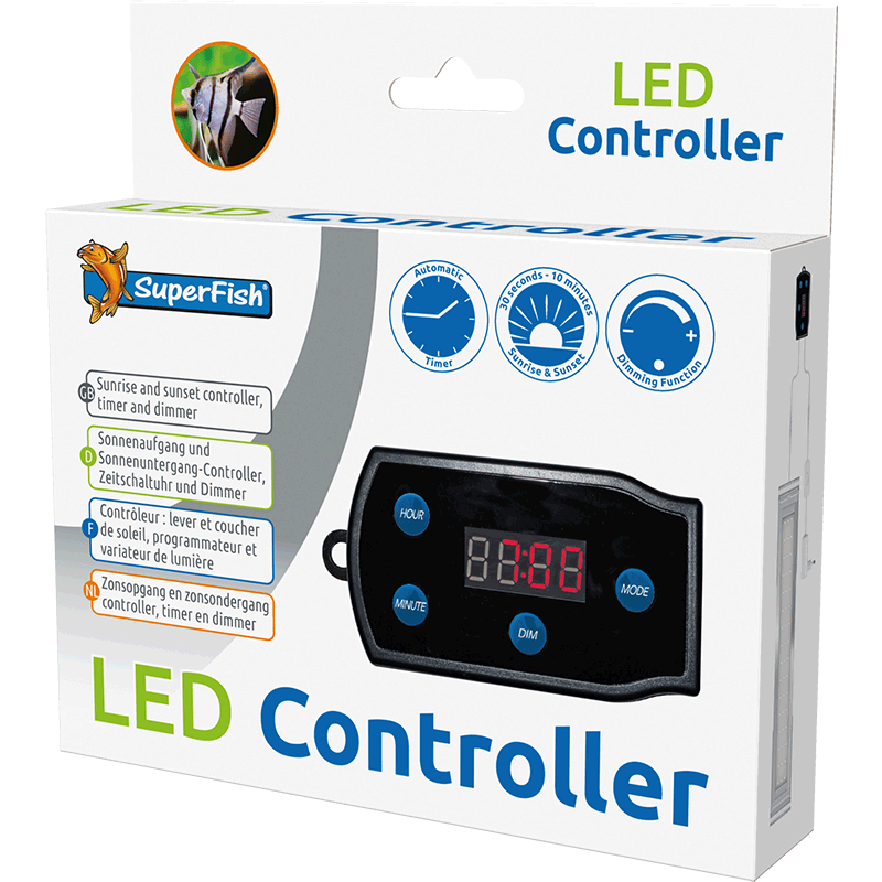 SuperFish Slim LED Controller mit Touchscreen und Timerfunktion