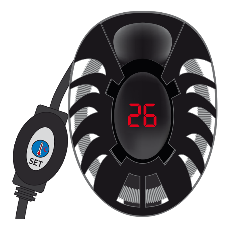 Smart mini heater 55W – intelligenter Heizer mit digitalem Thermometer