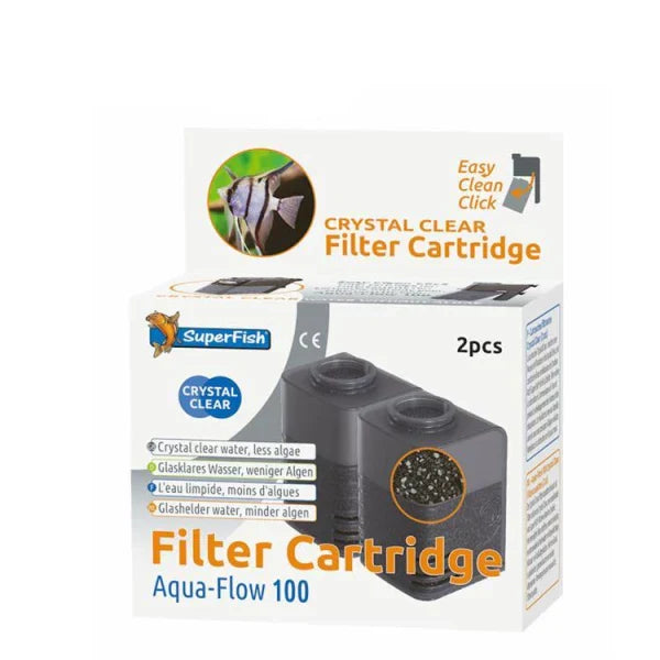 Einsatz der AquaFlow 50 100-150 Filterpatrone im Aquarium für sauberes Wasser