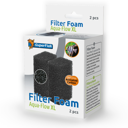 AquaFlow XL Schwamm 2 Stück – hochwertige Filterersatzteile für Aquarium