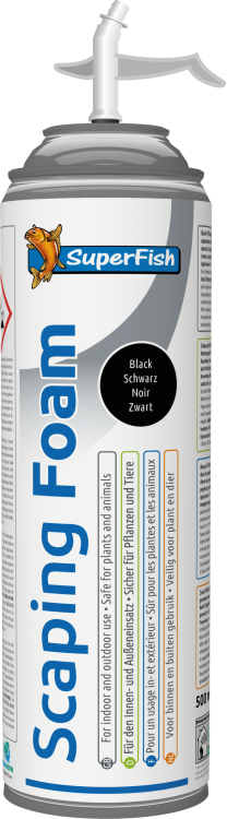 SuperFish Scaping Foam – widerstandsfähiger PUR-Schaum im Aquarium
